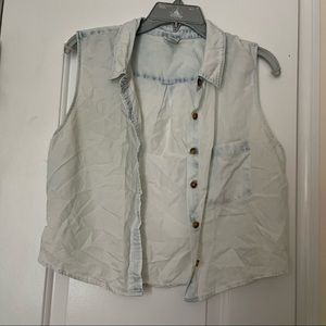 Forever 21 Button Up Tank Top